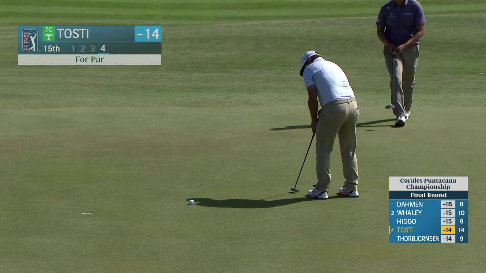 Alejandro Tosti | Round 4 | 15th hole | Shot 5 | 2025 Corales Puntacana