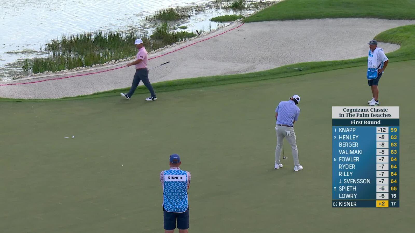 Kevin Kisner | Round 1 | 18th hole | Shot 4 | 2025 Cognizant Classic