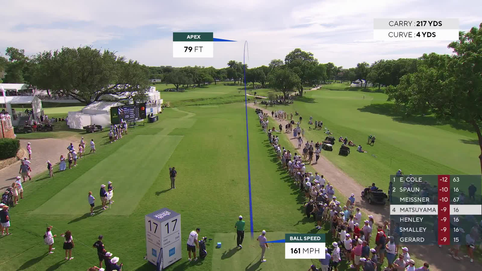 Hideki Matsuyama | Round 3 | 17th hole | Shot 1 | 2026 Charles Schwab