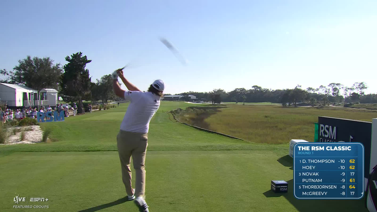 Andrew Novak | Round 1 | 18th hole | Shot 1 | 2025 The RSM Classic