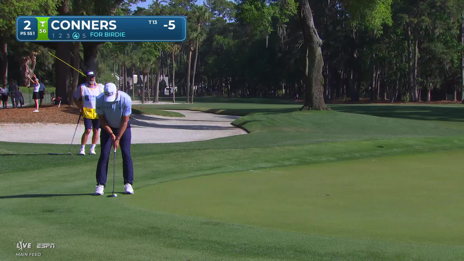 Corey Conners | Round 2 | 2nd hole | Shot 4 | 2026 RBC Heritage