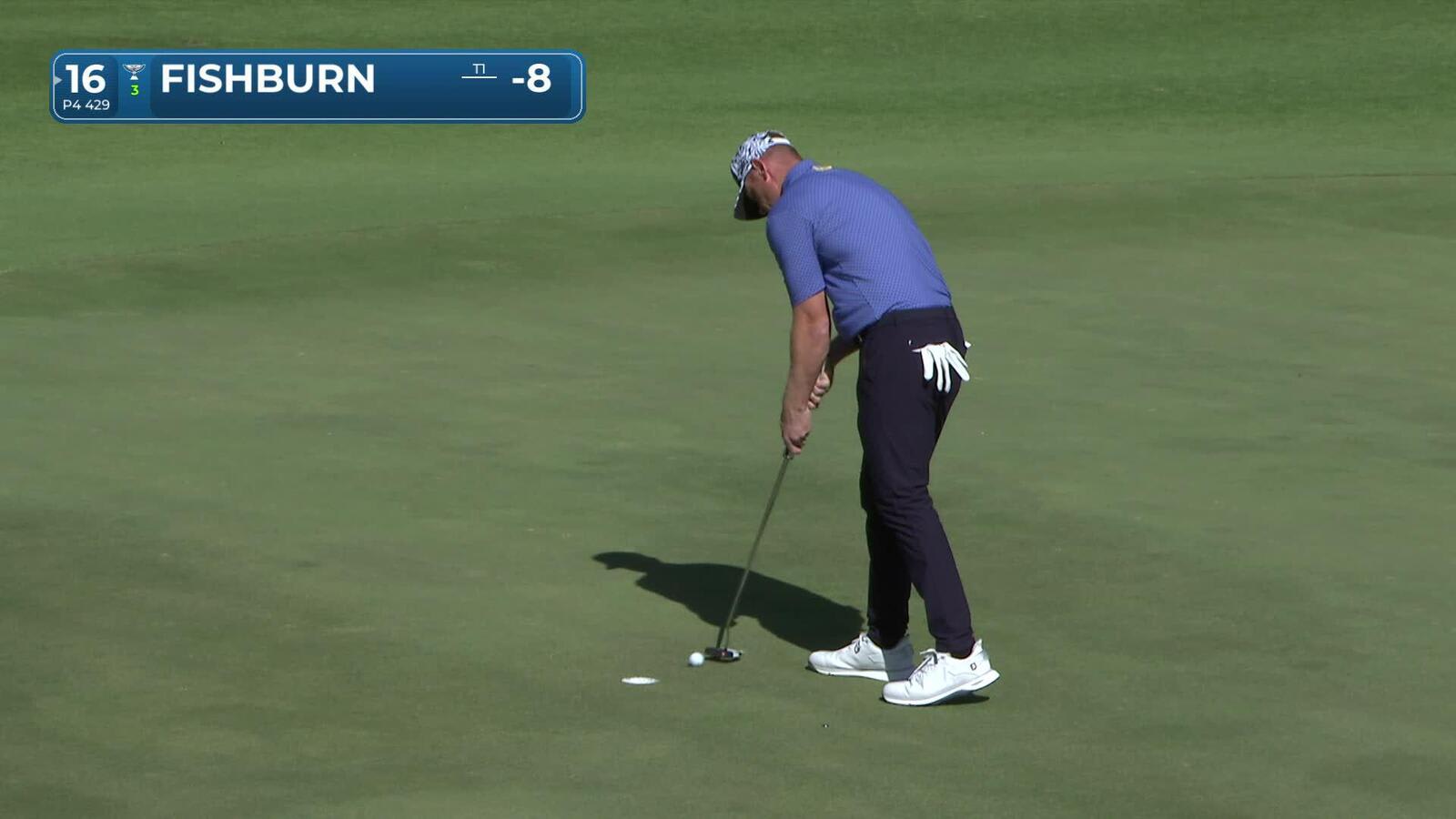 Patrick Fishburn | Round 2 | 16th hole | Shot 4 | 2025 Sony Open