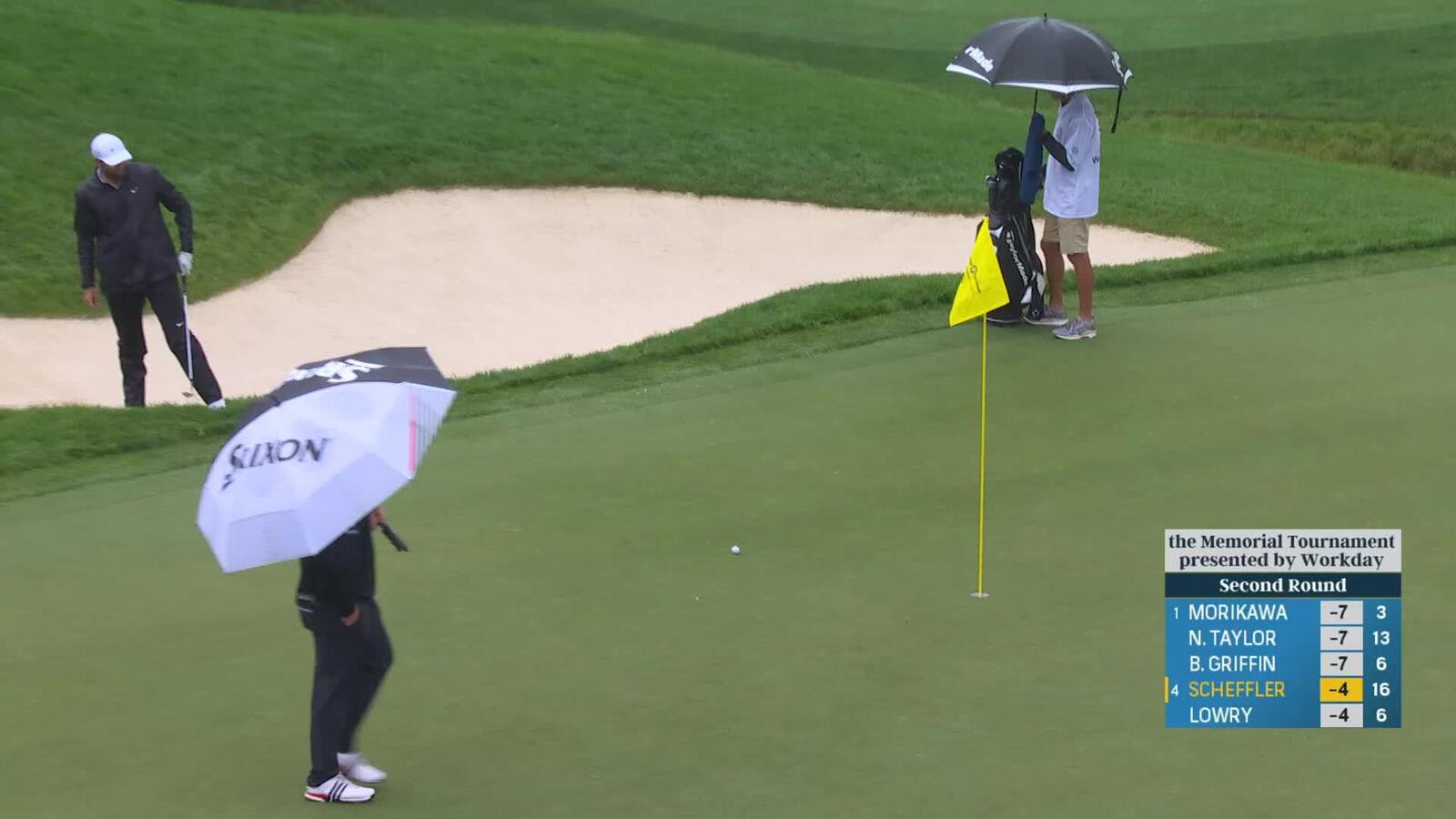 Scottie Scheffler | Round 2 | 17th hole | Shot 3 | 2025 the Memorial