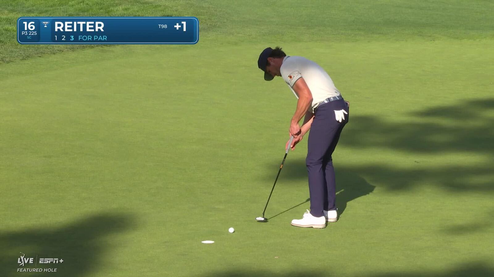 Charles Reiter | Round 1 | 16th hole | Shot 3 | 2025 Farmers