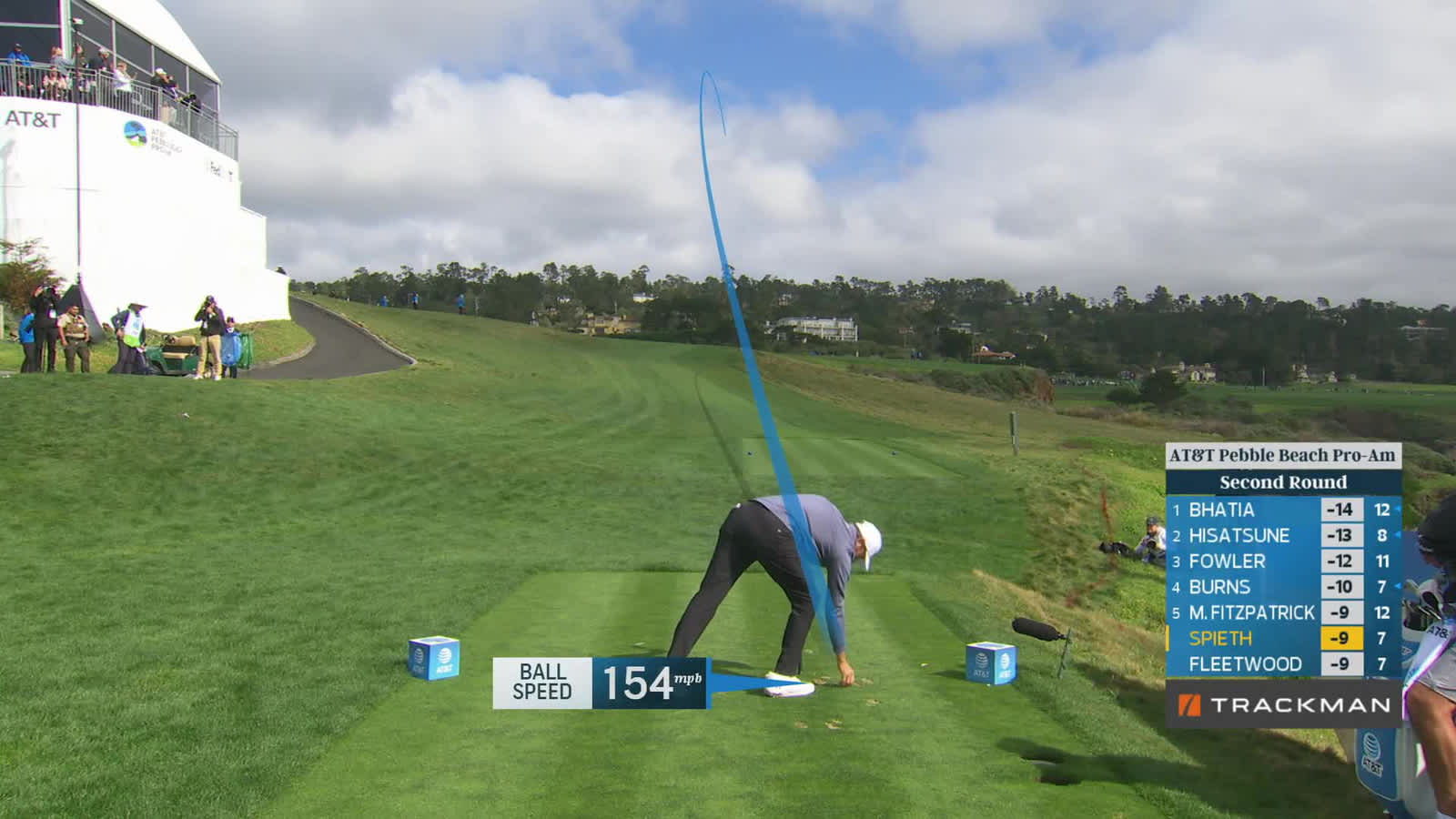Jordan Spieth | Round 2 | 8th hole | Shot 1 | 2026 AT&T Pebble Beach