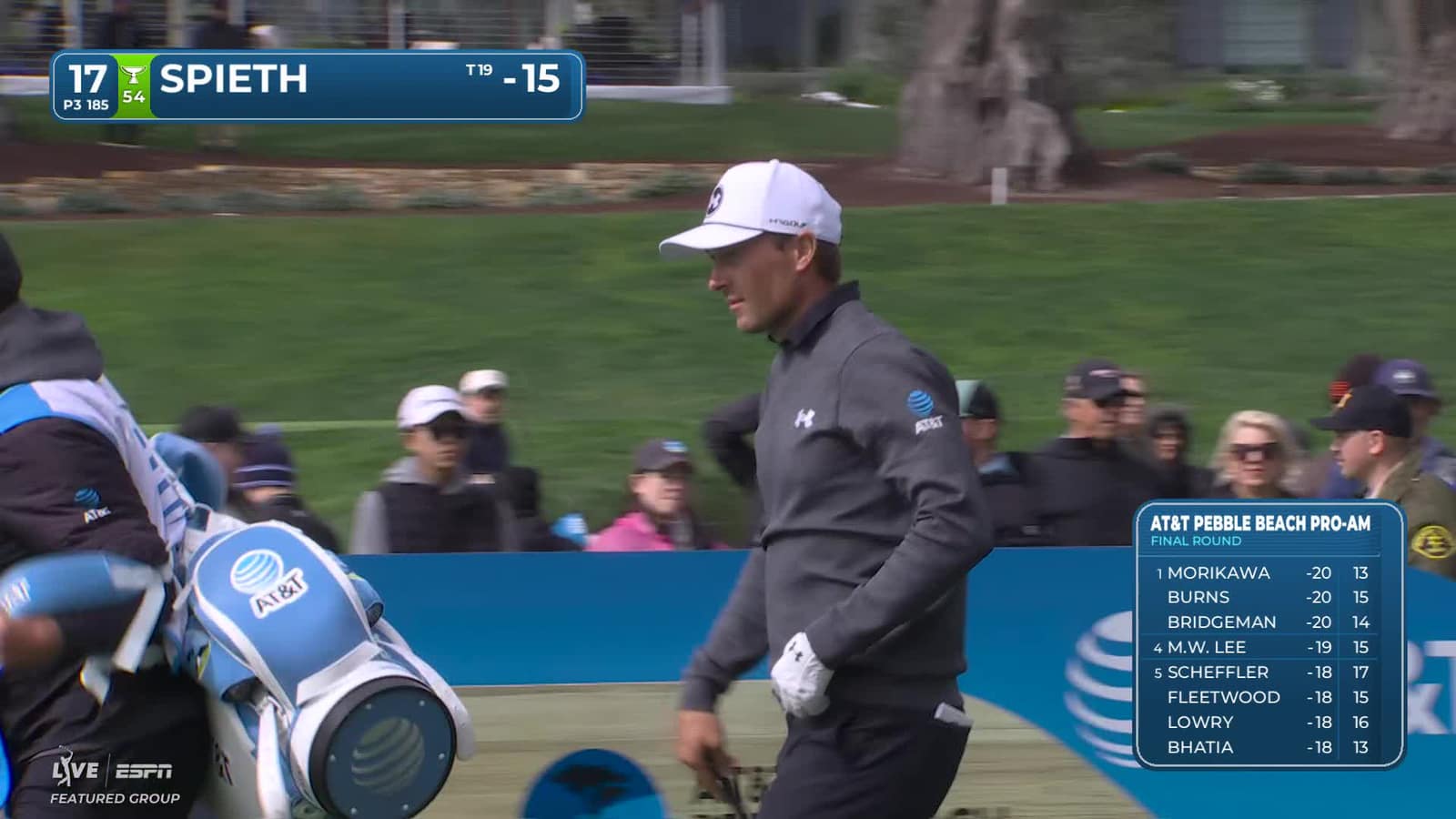 Jordan Spieth | Round 4 | 17th hole | Shot 1 | 2026 AT&T Pebble Beach