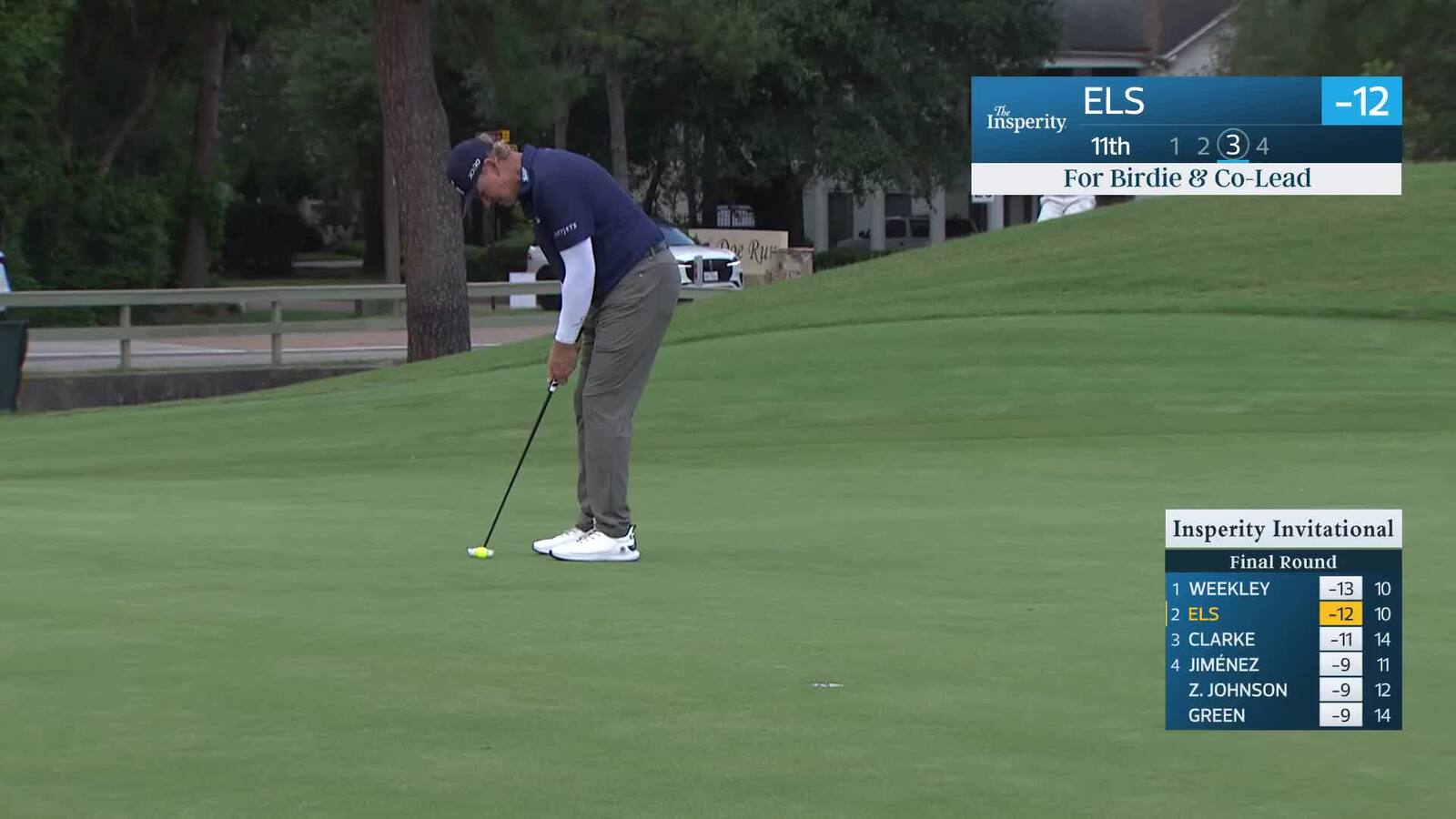 Ernie Els | Round 3 | 11th hole | Shot 3 | 2026 Insperity Invit