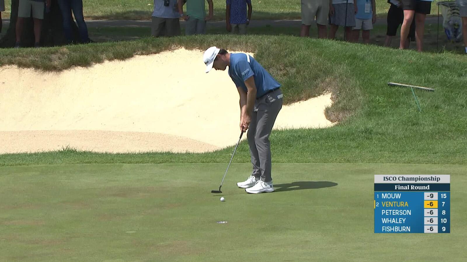 Kristoffer Ventura | Round 4 | 8th hole | Shot 5 | 2025 ISCO Championship