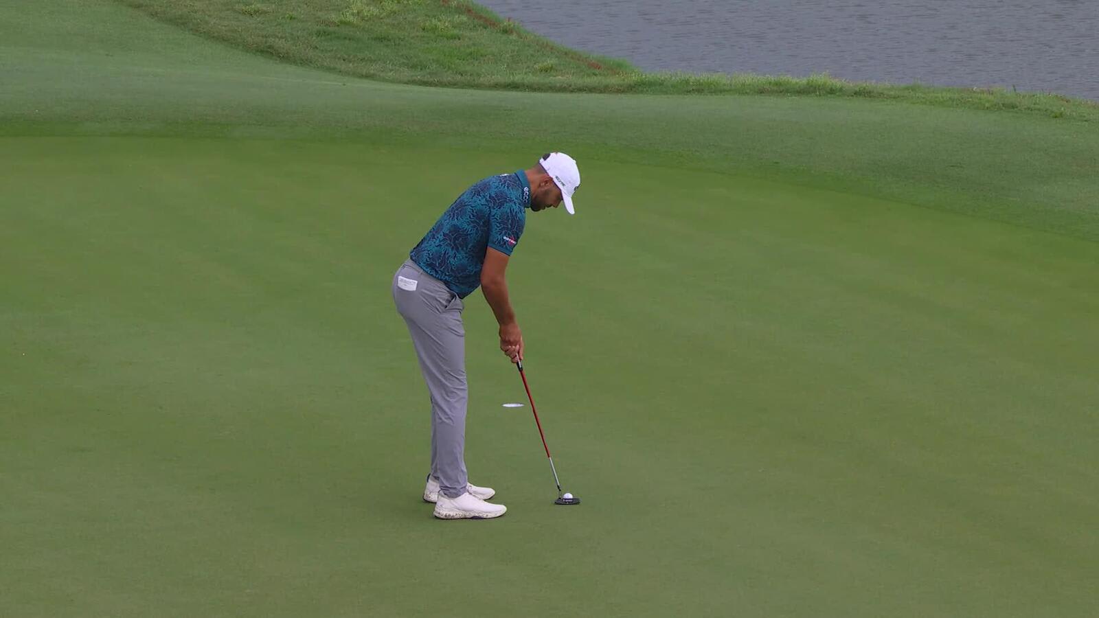 Erik van Rooyen | Round 1 | 17th hole | Shot 4 | 2025 Zurich Classic