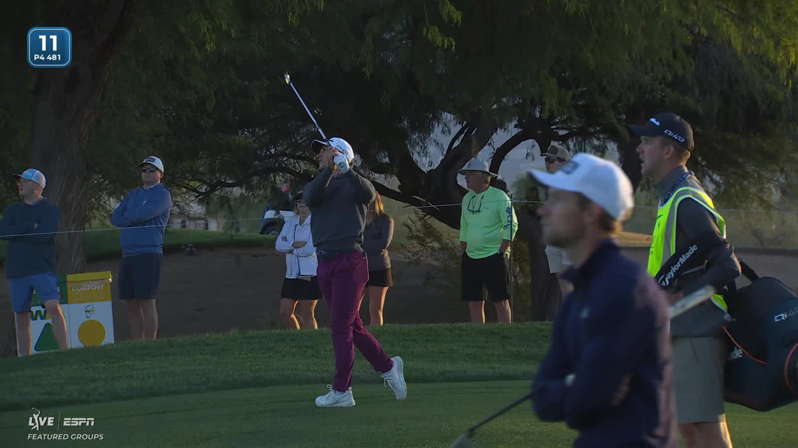 Thorbjørn Olesen | Round 2 | 11th hole | Shot 2 | 2026 WM Phoenix Open