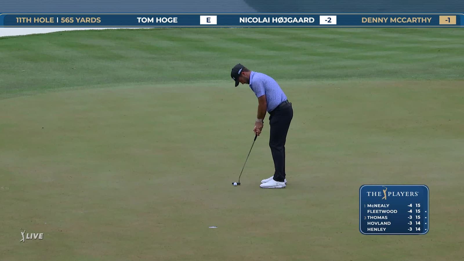 Denny McCarthy | Round 1 | 11th hole | Shot 5 | 2026 THE PLAYERS