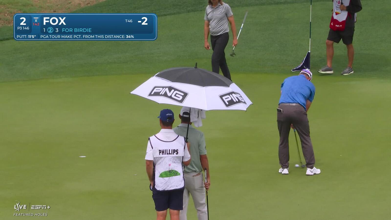 Ryan Fox | Round 2 | 2nd hole | Shot 2 | 2025 Houston Open