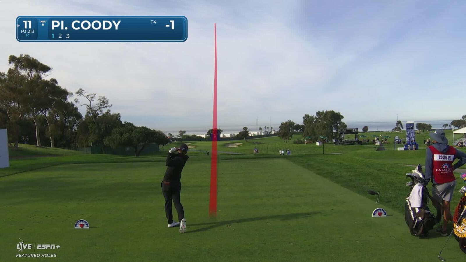 Pierceson Coody | Round 1 | 11th hole | Shot 1 | 2025 Farmers