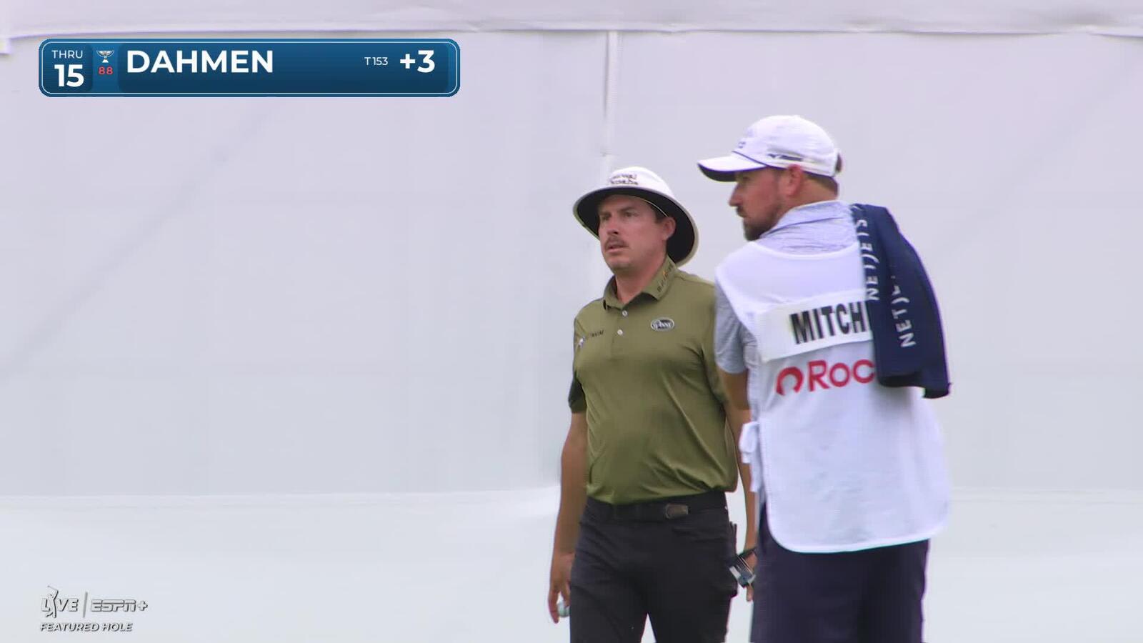 Joel Dahmen | Round 1 | 15th hole | Shot 4 | 2025 Rocket Classic