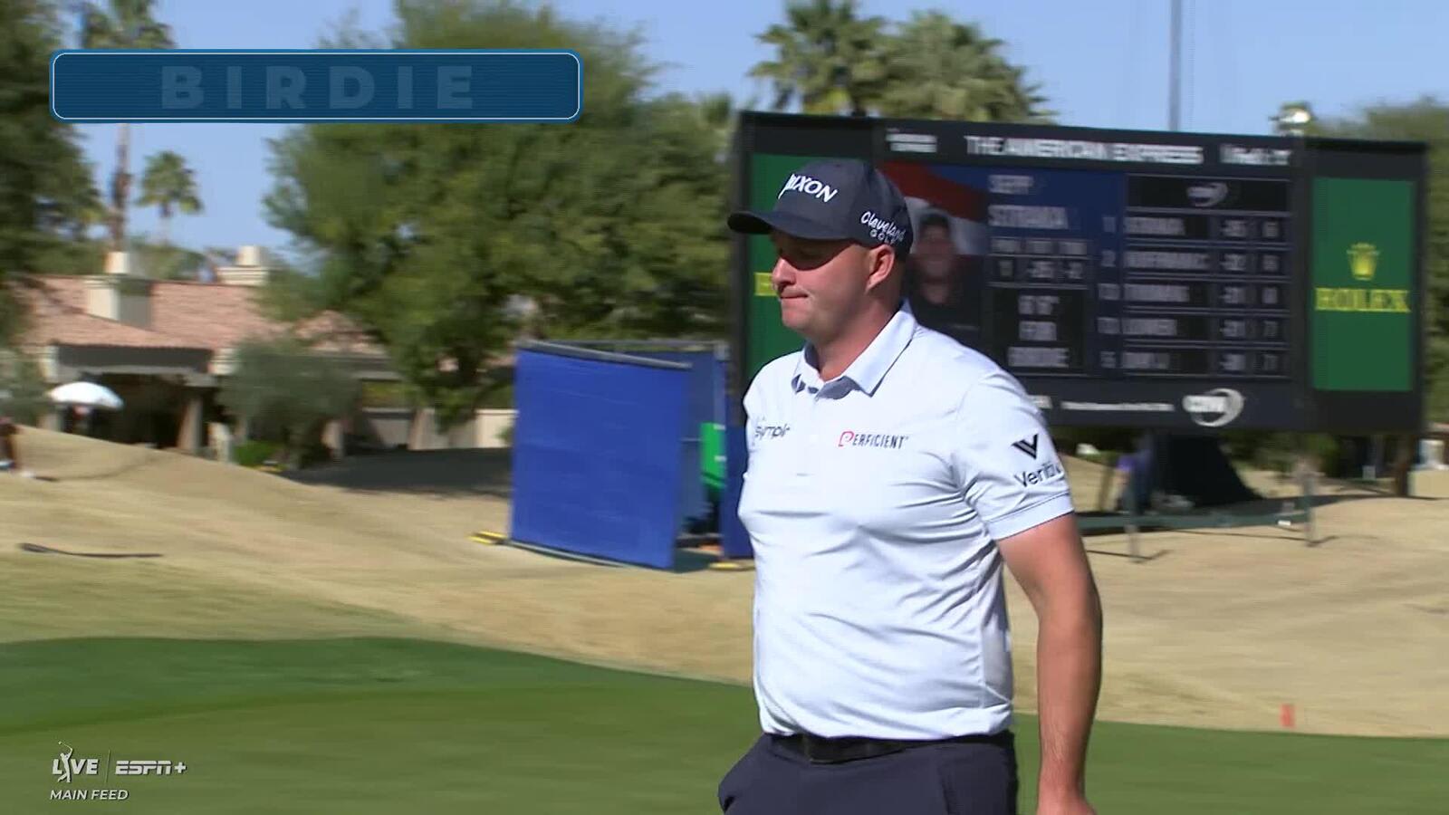 Sepp Straka | Round 4 | 7th hole | Shot 3 | 2025 The American Express