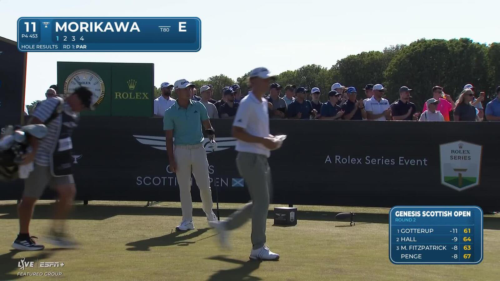 Collin Morikawa | Round 2 | 11th hole | Shot 1 | 2025 Genesis Scottish Open