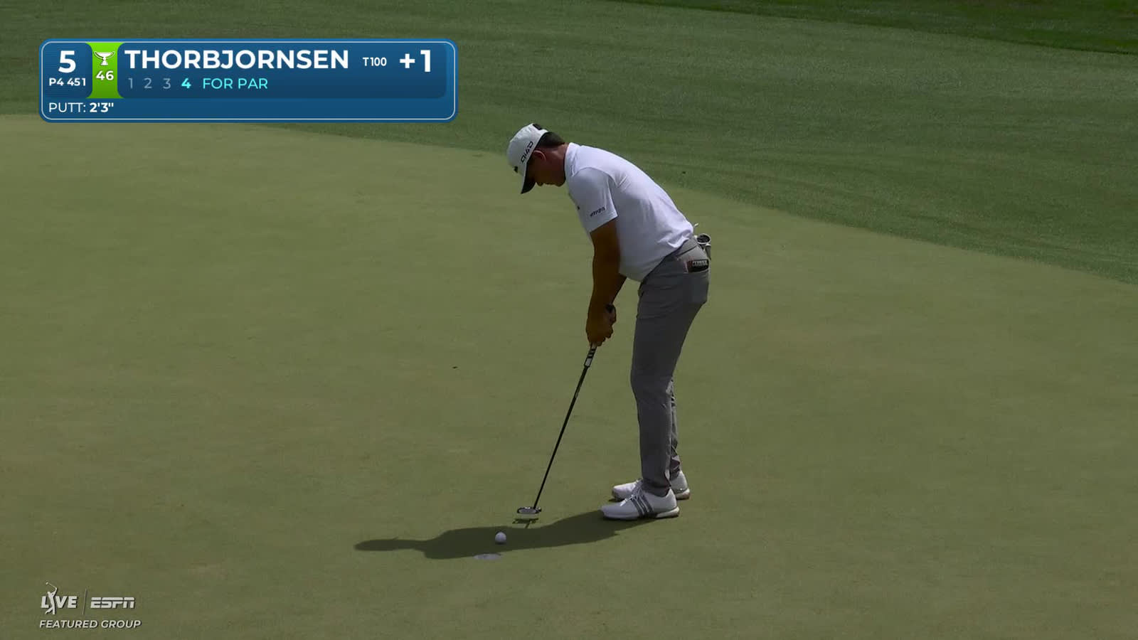 Michael Thorbjornsen | Round 1 | 5th hole | Shot 4 | 2026 Texas Children's