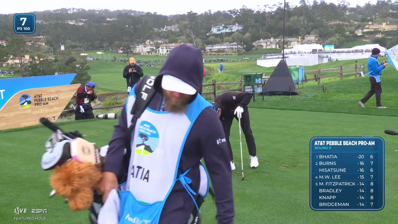Rickie Fowler | Round 3 | 7th hole | Shot 1 | 2026 AT&T Pebble Beach