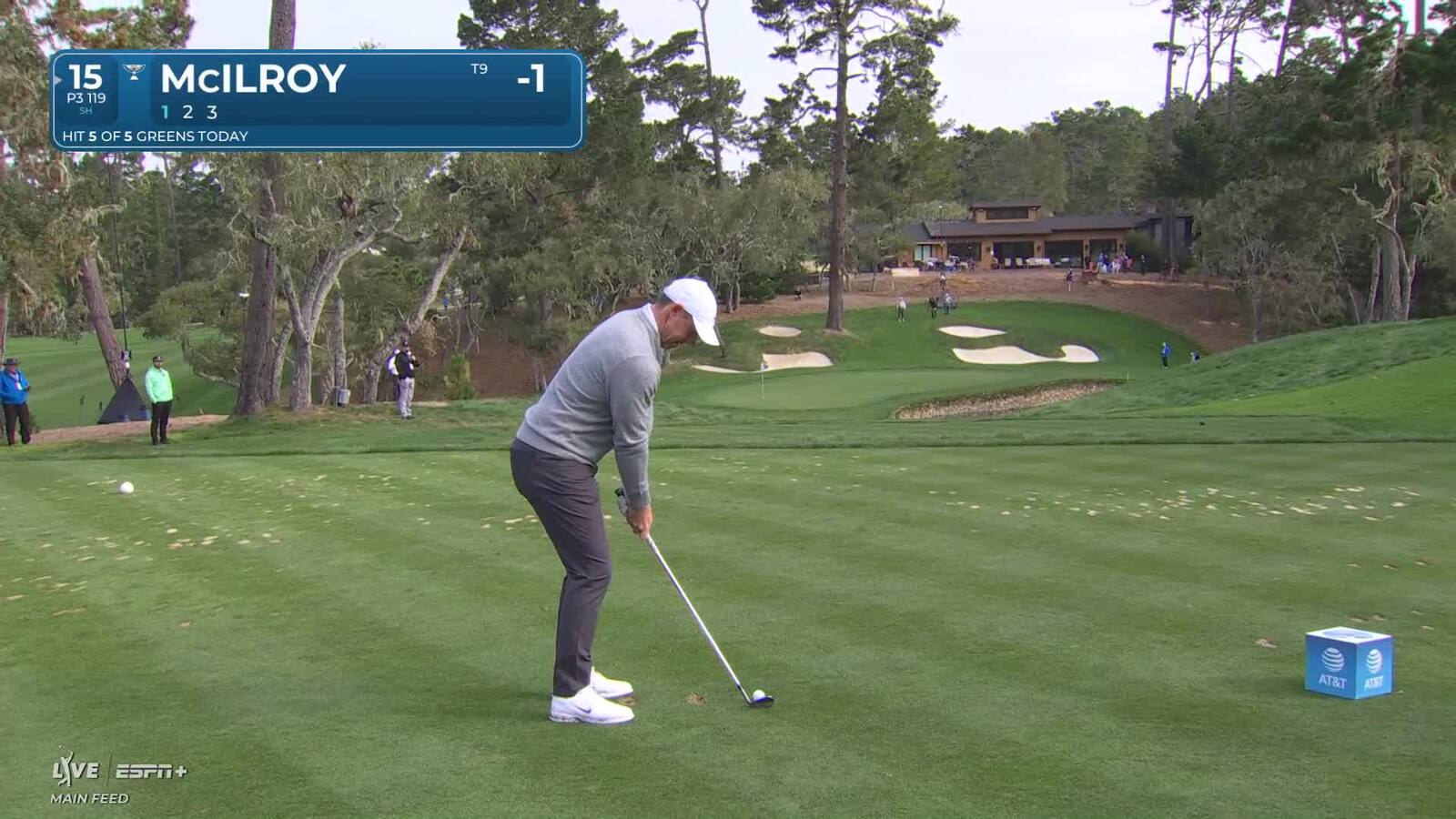 Rory McIlroy | Round 1 | 3rd hole | Shot 3 | 2025 AT&T Pebble Beach