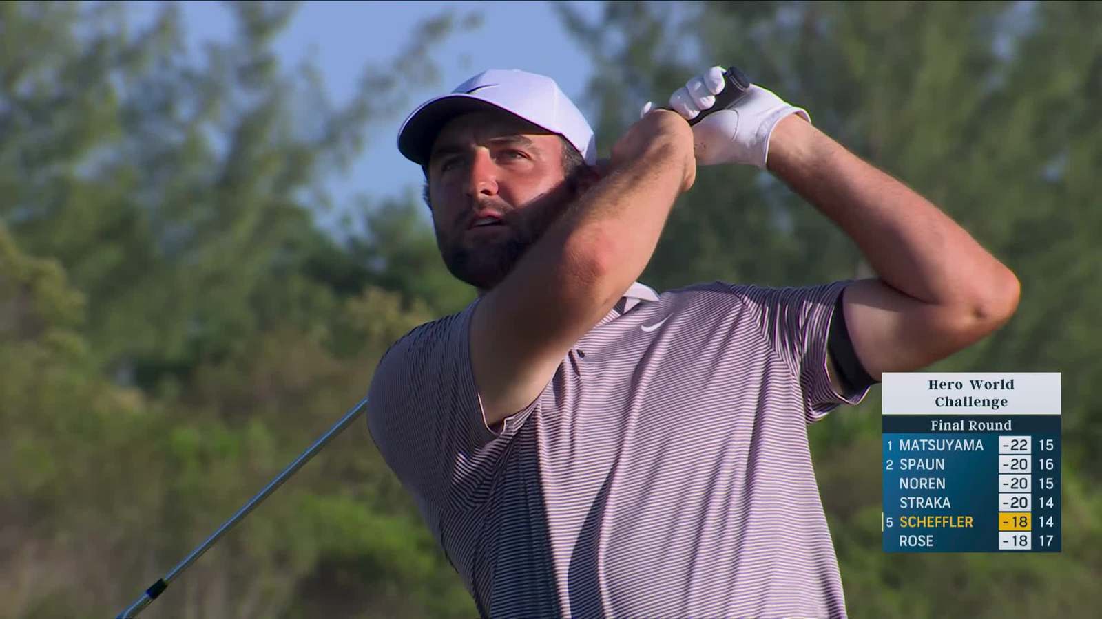 Scottie Scheffler | Round 4 | 15th hole | Shot 2 | 2025 Hero World Challenge