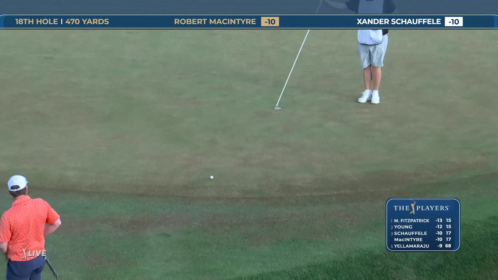 Robert MacIntyre | Round 4 | 18th hole | Shot 3 | 2026 THE PLAYERS