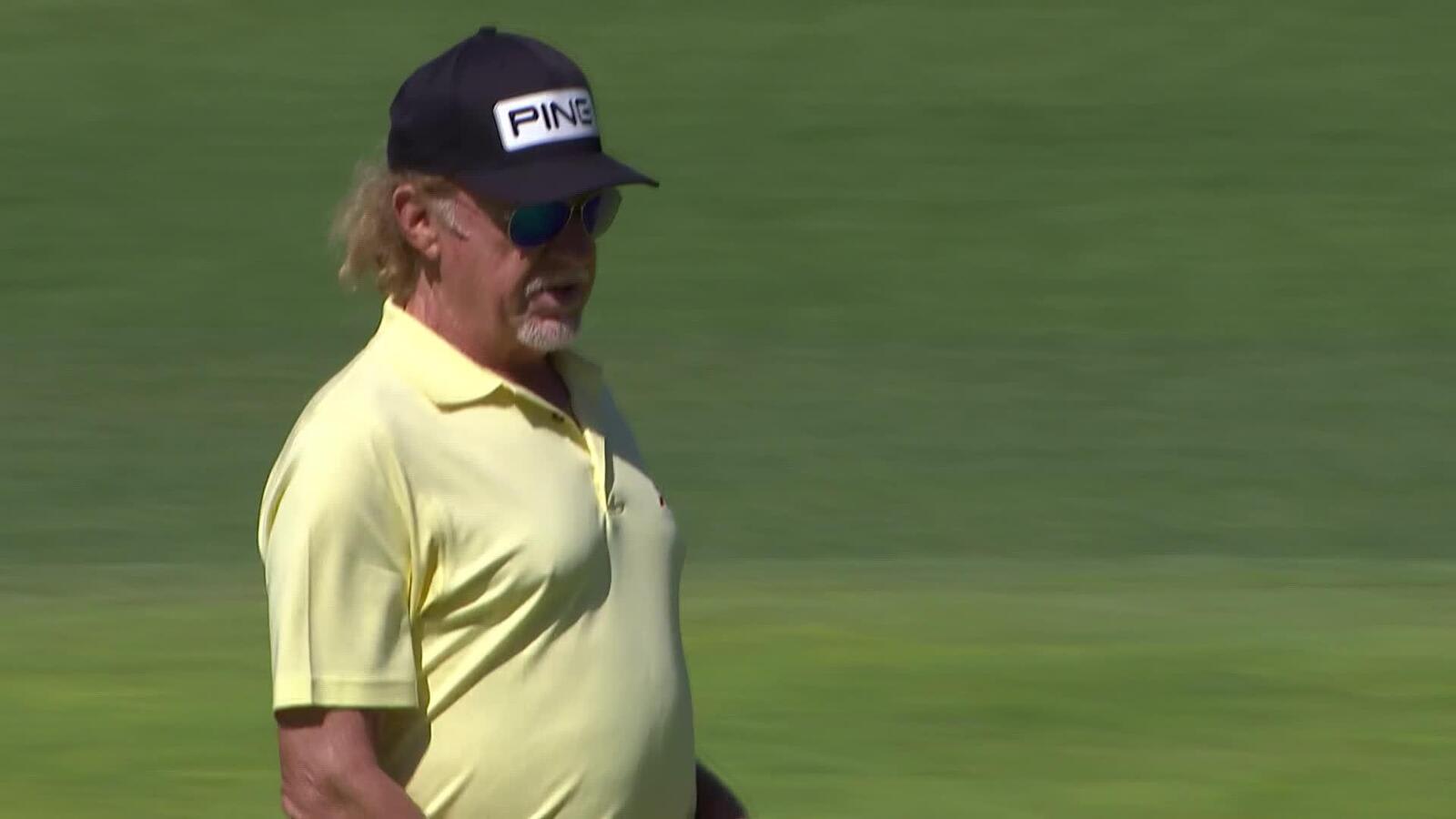 Miguel Angel Jiménez | Round 3 | 13th hole | Shot 3 | 2025 Hoag Classic