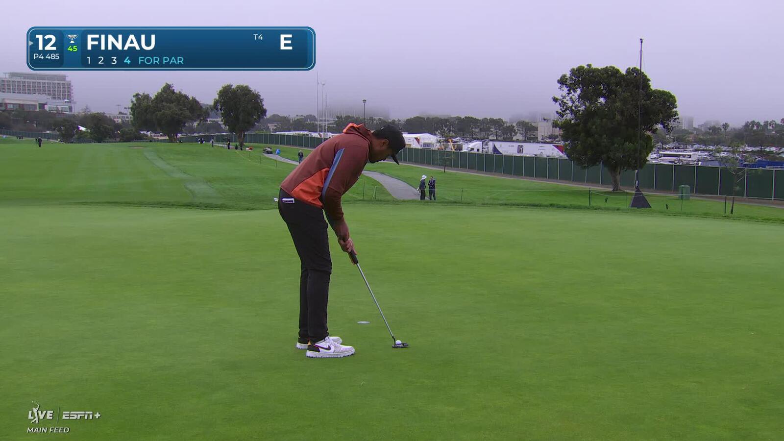 Tony Finau | Round 1 | 12th hole | Shot 4 | 2025 Genesis