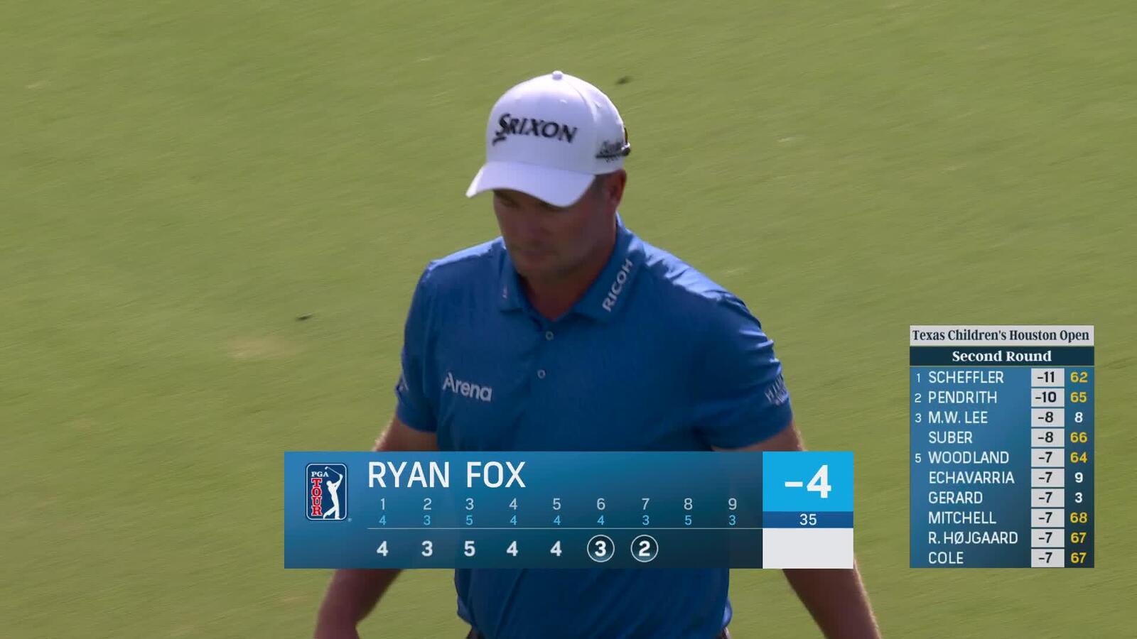 Ryan Fox | Round 2 | 7th hole | Shot 2 | 2025 Houston Open
