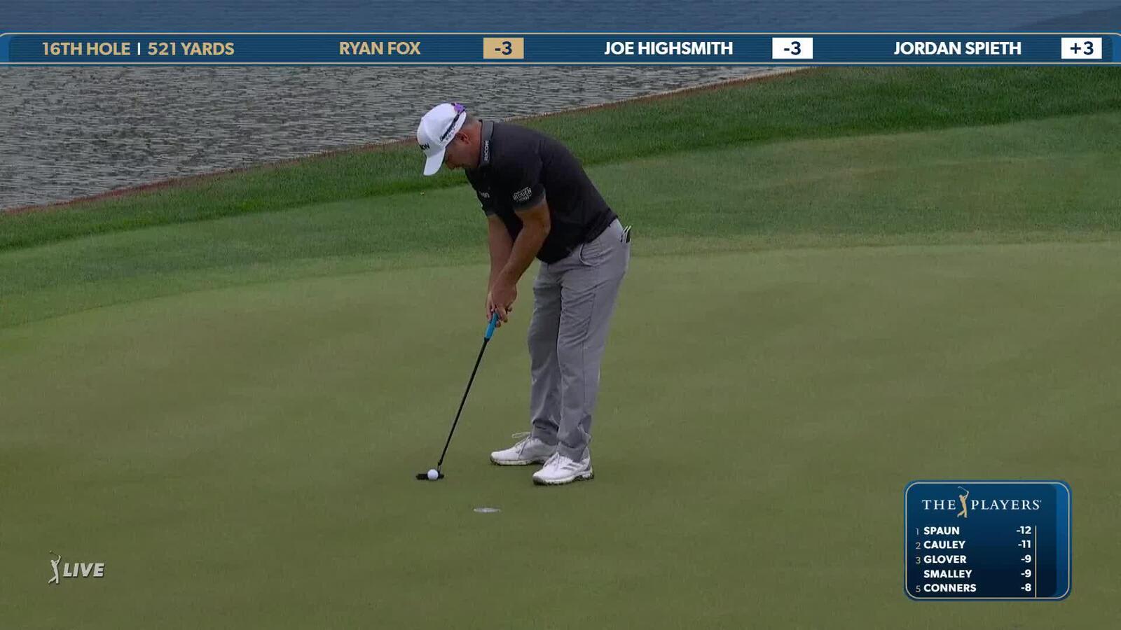 Ryan Fox | Round 4 | 16th hole | Shot 5 | 2025 THE PLAYERS