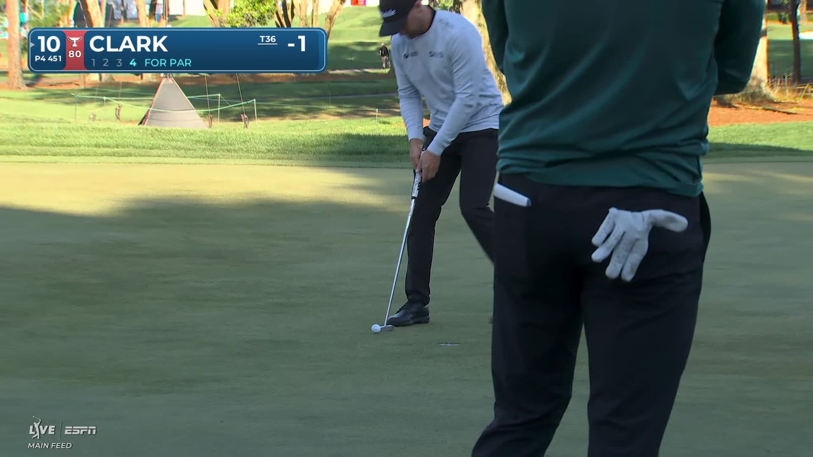 Wyndham Clark | Round 2 | 10th hole | Shot 5 | 2026 Valspar