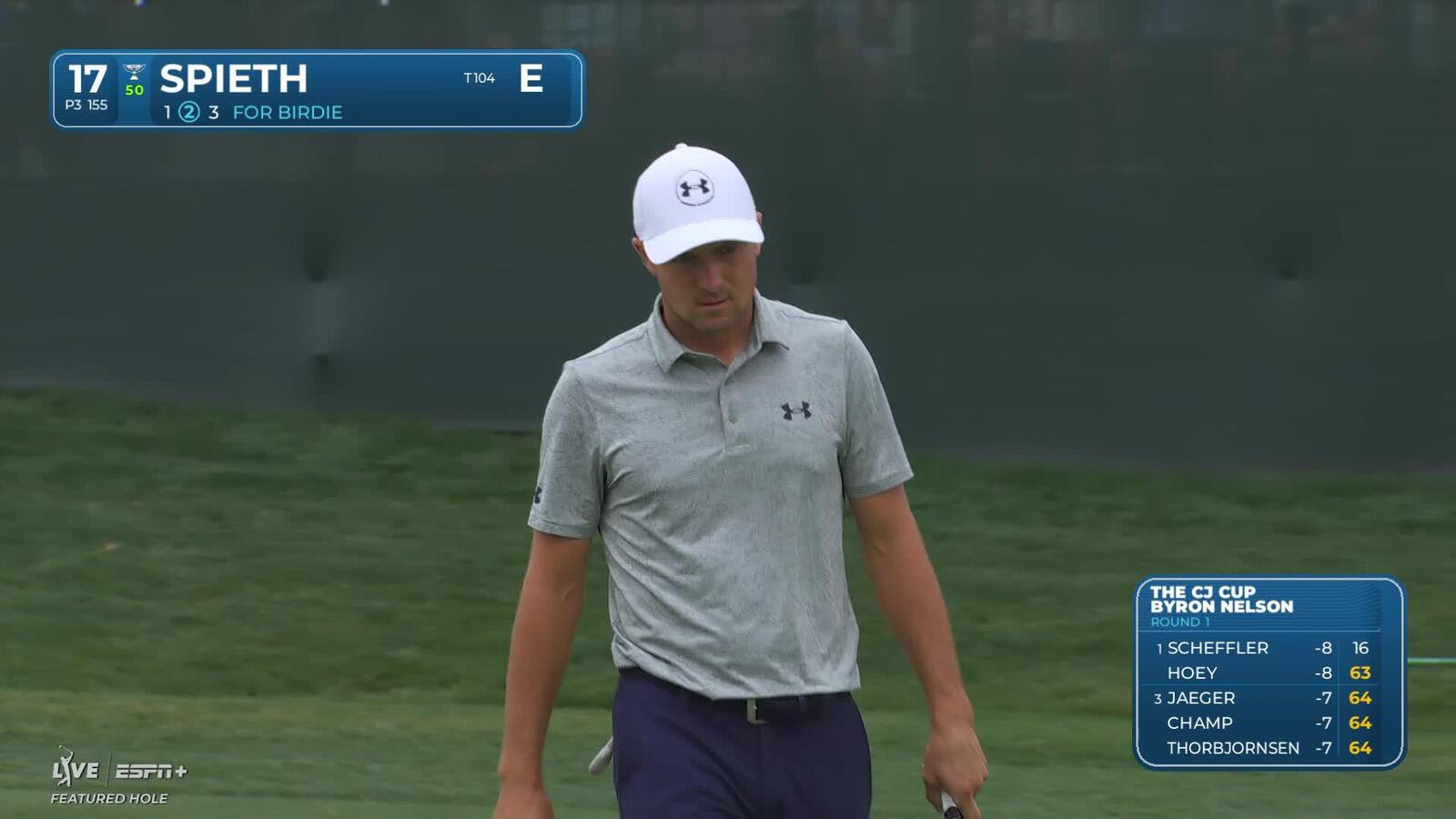 Jordan Spieth | Round 1 | 17th hole | Shot 2 | 2025 THE CJ CUP