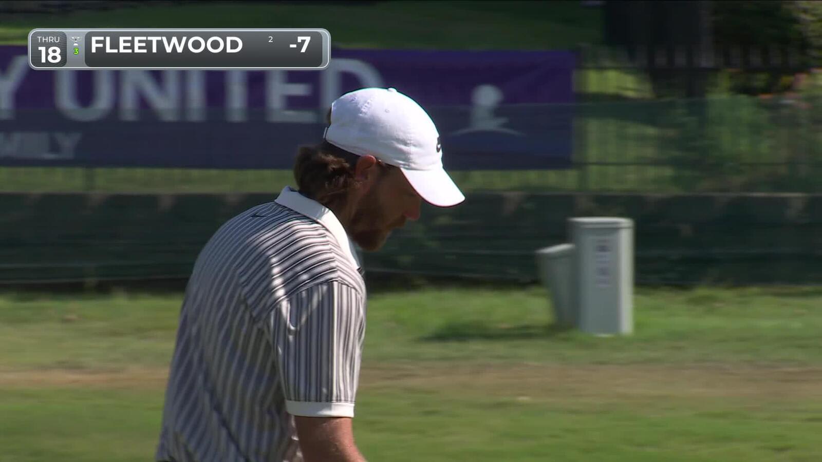 Tommy Fleetwood | Round 1 | 18th hole | Shot 3 | 2025 FedEx St. Jude