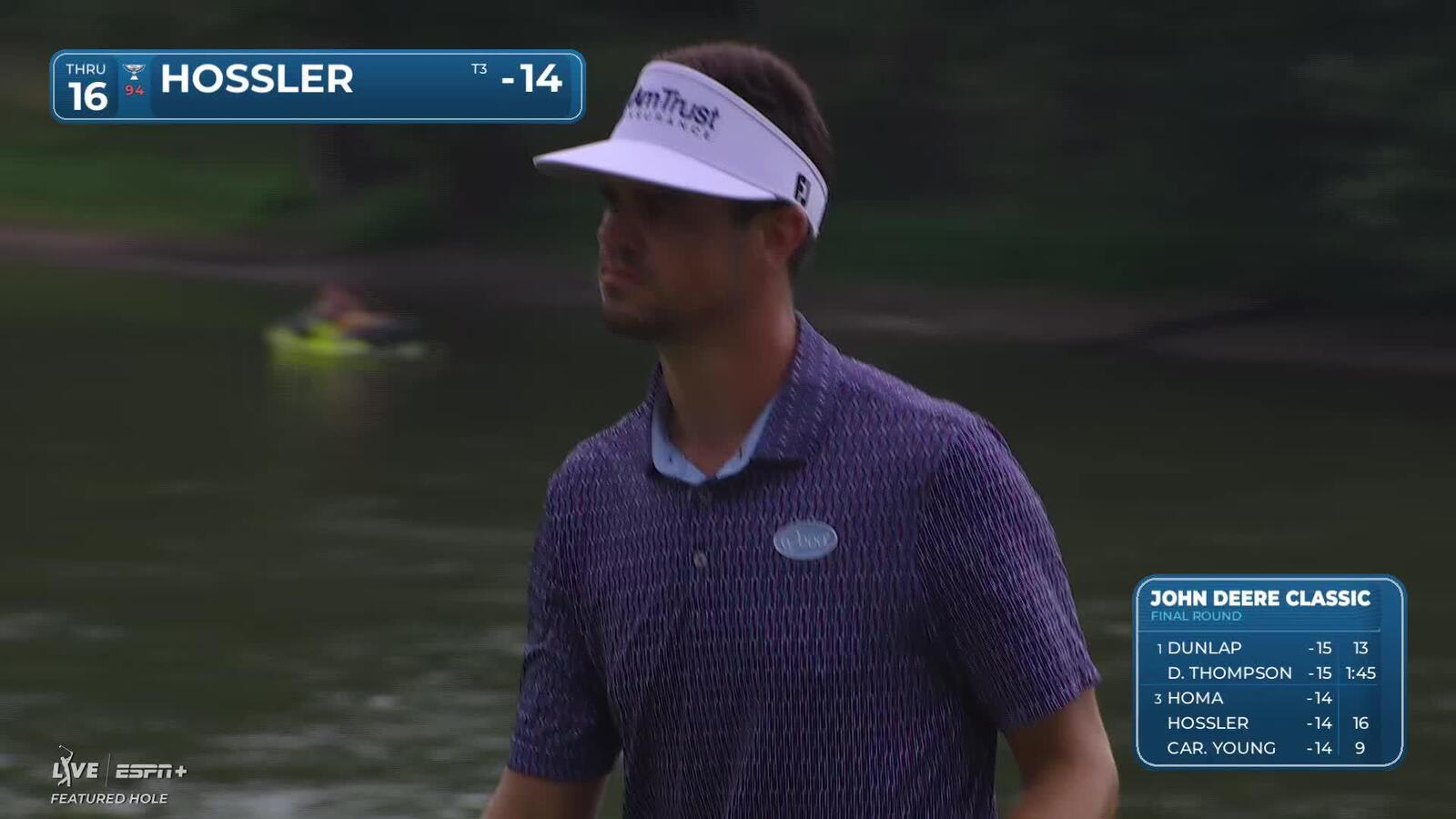 Beau Hossler | Round 4 | 16th hole | Shot 4 | 2025 John Deere