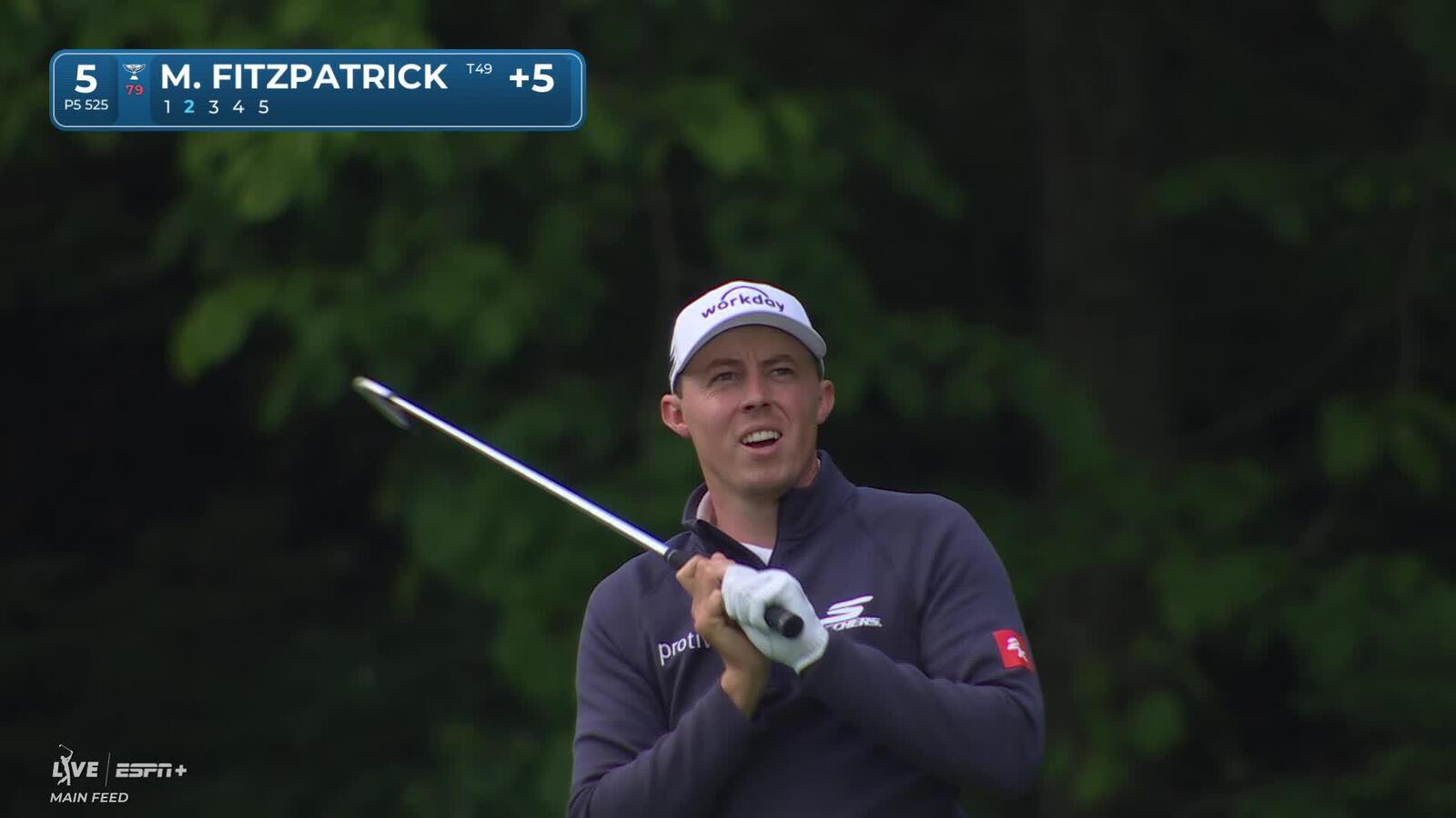 Matt Fitzpatrick | Round 3 | 5th hole | Shot 2 | 2025 the Memorial