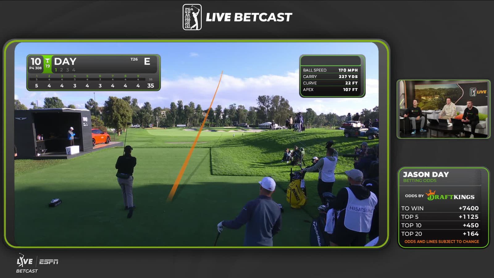 Jason Day | Round 1 | 10th hole | Shot 1 | 2026 The Genesis