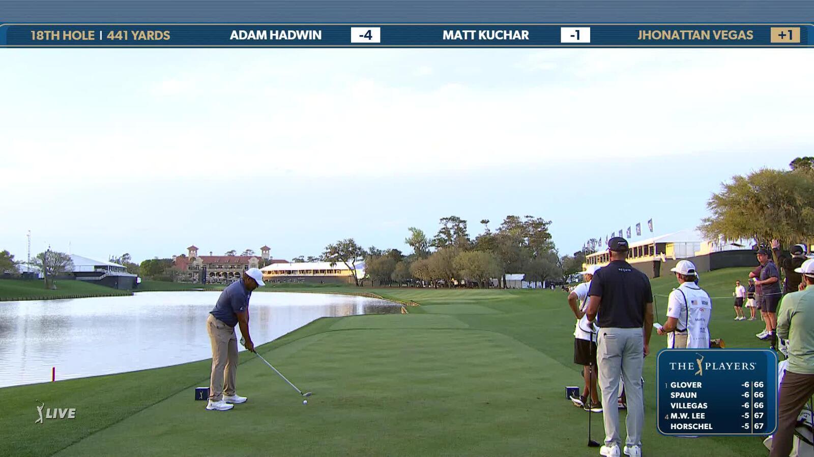 Jhonattan Vegas | Round 1 | 18th hole | Shot 1 | 2025 THE PLAYERS