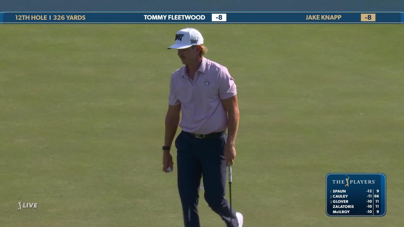 Jake Knapp | Round 3 | 12th hole | Shot 4 | 2025 THE PLAYERS