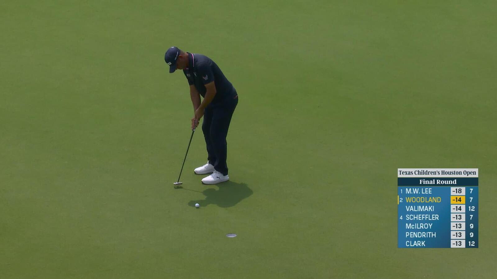 Gary Woodland | Round 4 | 8th hole | Shot 4 | 2025 Houston Open