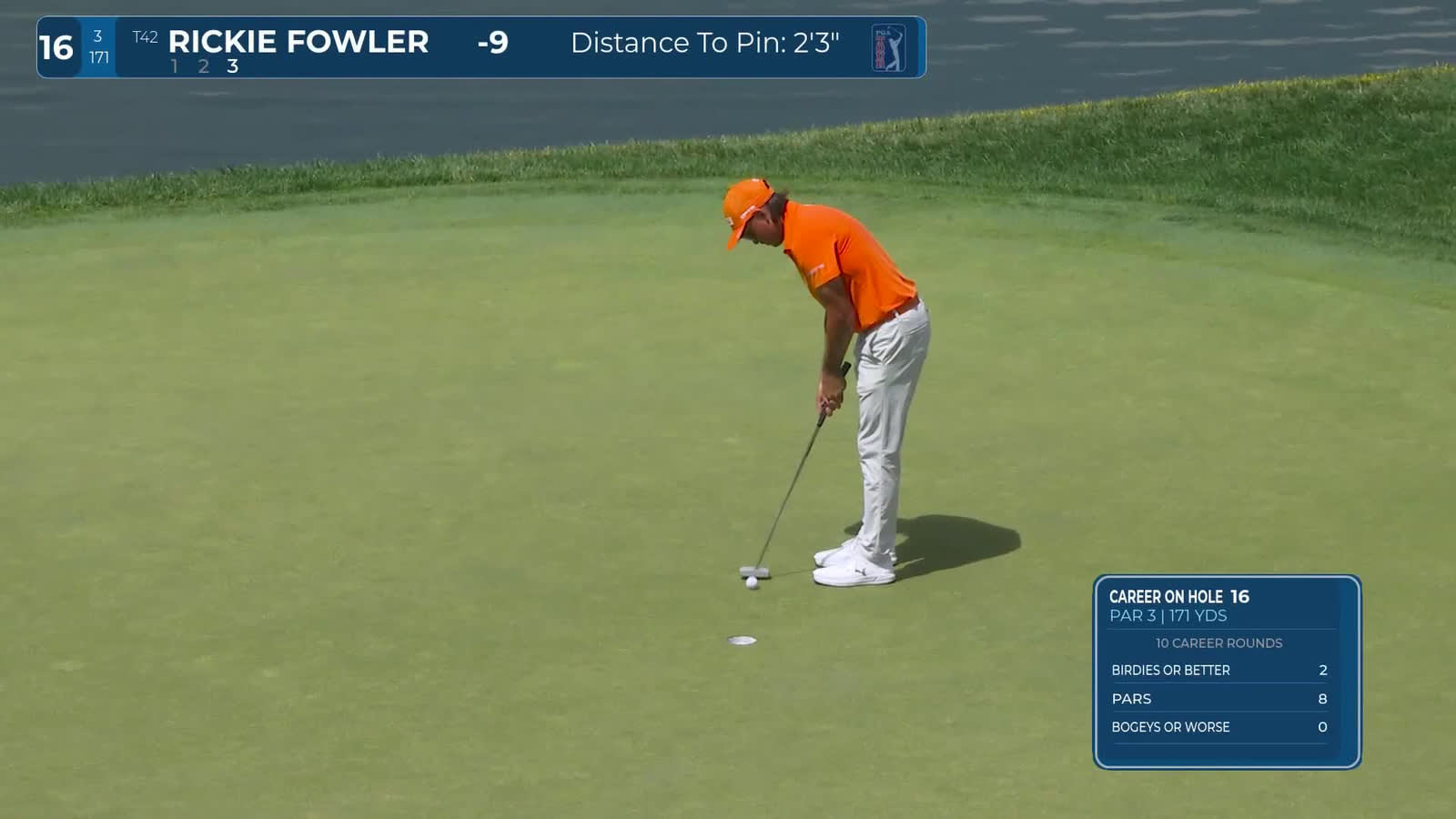 Rickie Fowler | Round 4 | 16th hole | Shot 3 | 2026 Travelers