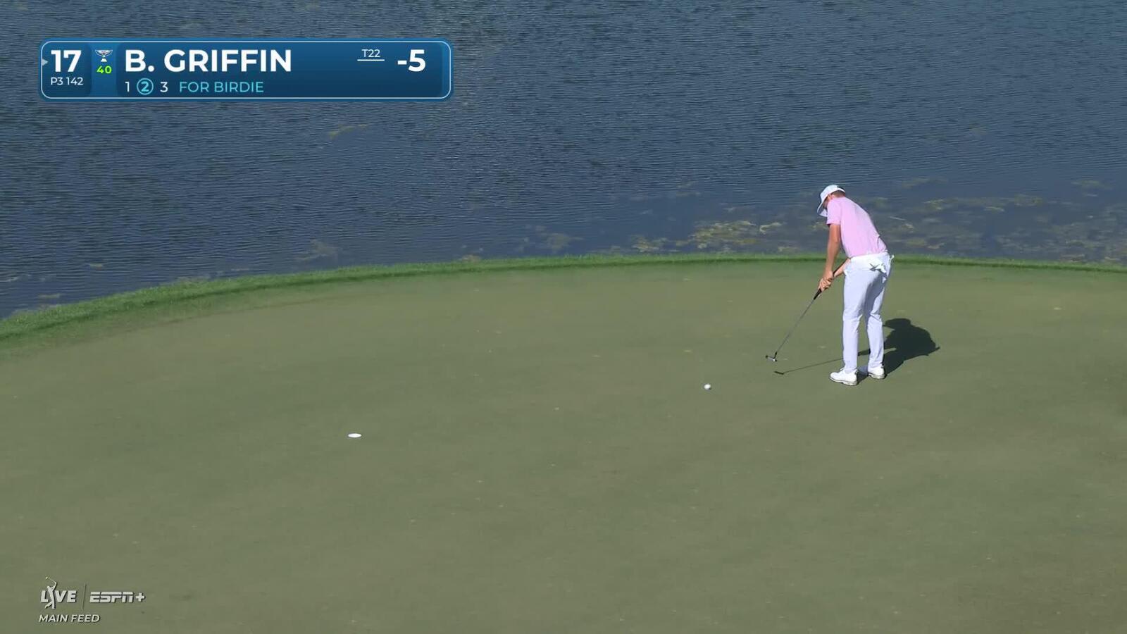 Ben Griffin | Round 2 | 17th hole | Shot 3 | 2025 Cognizant Classic