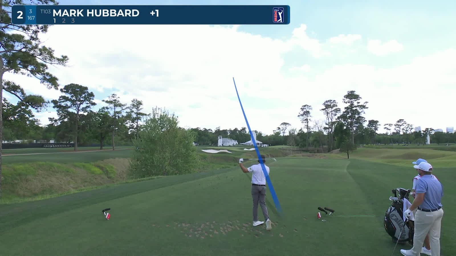 Mark Hubbard | Round 1 | 2nd hole | Shot 1 | 2026 Houston Open