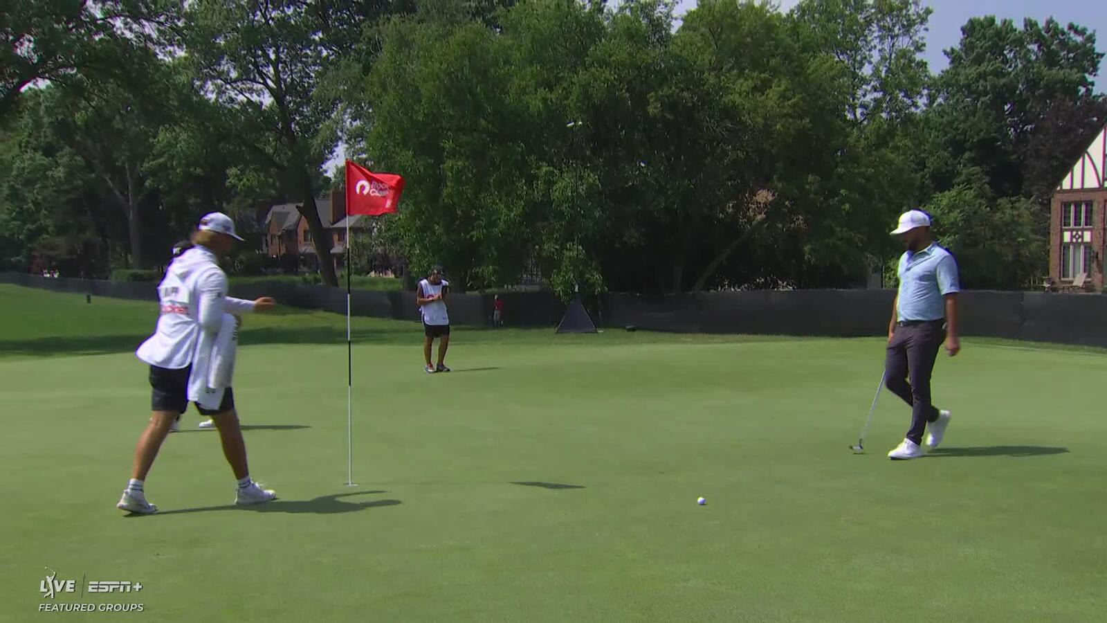 Tom Kim | Round 2 | 7th hole | Shot 5 | 2025 Rocket Classic