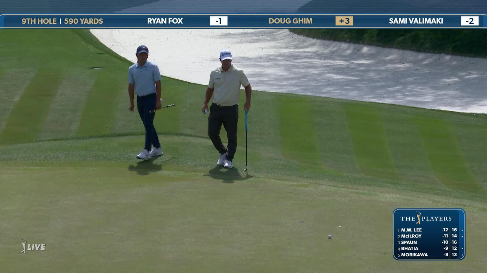 Doug Ghim | Round 2 | 9th hole | Shot 4 | 2025 THE PLAYERS