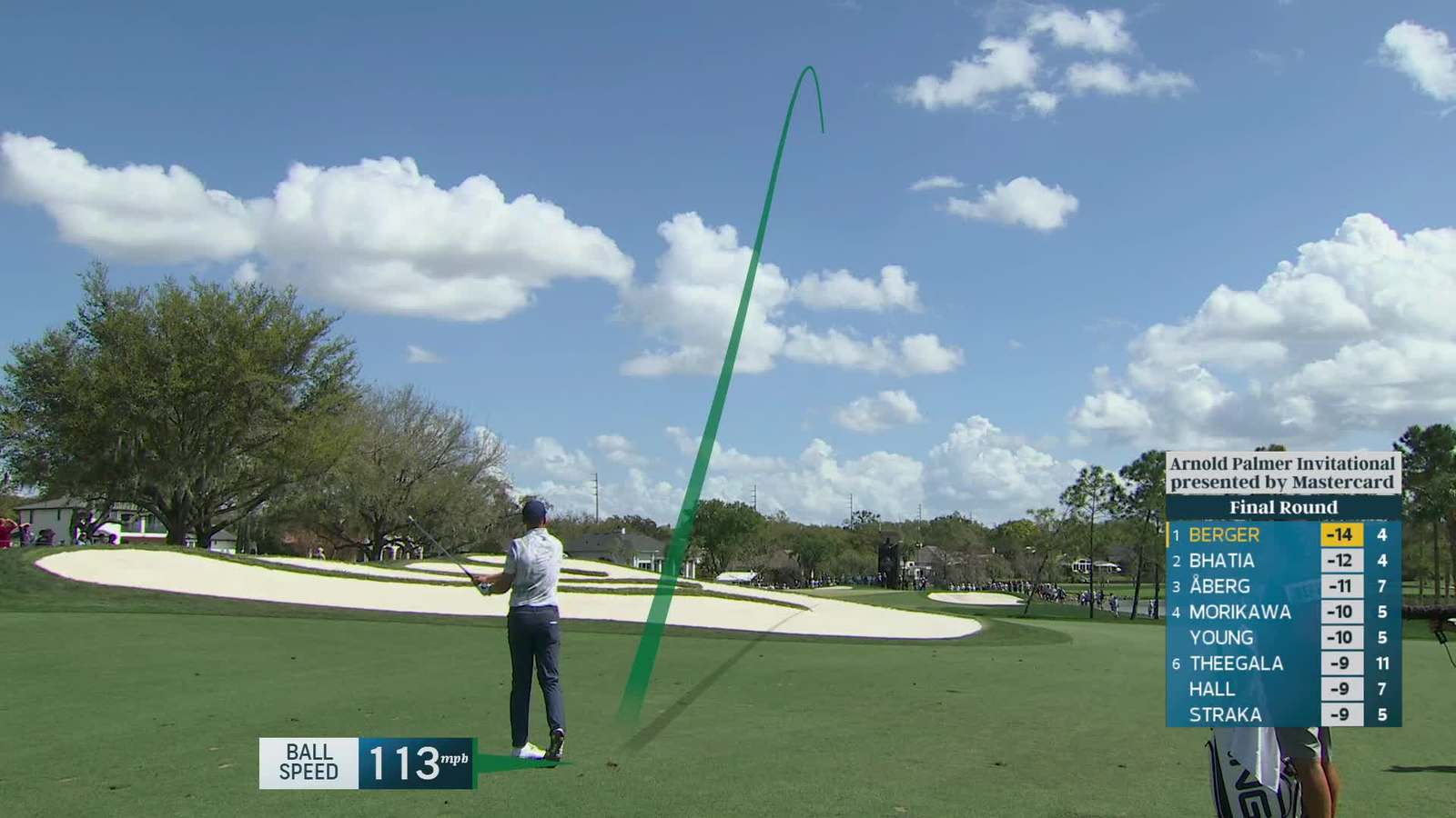 Daniel Berger | Round 4 | 5th hole | Shot 2 | 2026 Arnold Palmer