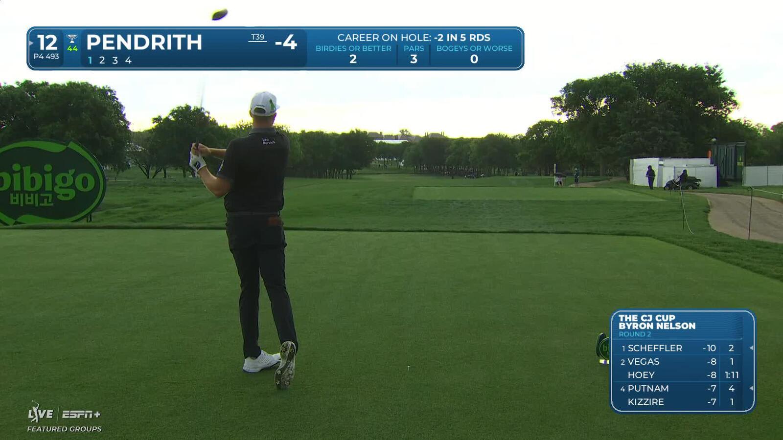 Taylor Pendrith | Round 2 | 12th hole | Shot 1 | 2025 THE CJ CUP