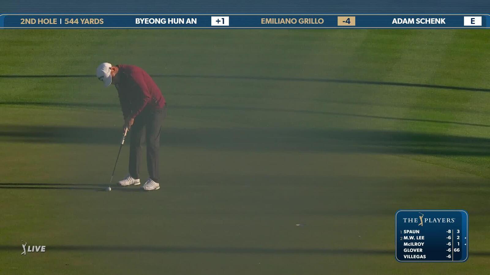 Emiliano Grillo | Round 2 | 2nd hole | Shot 5 | 2025 THE PLAYERS