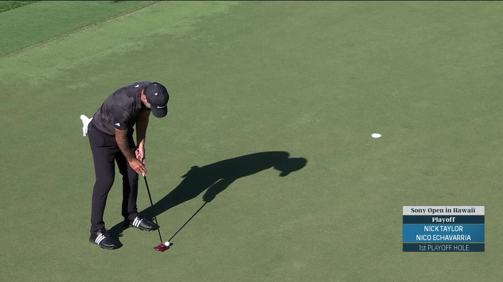 Nick Taylor | Playoff 1 | 18th hole | Shot 4 | 2025 Sony Open