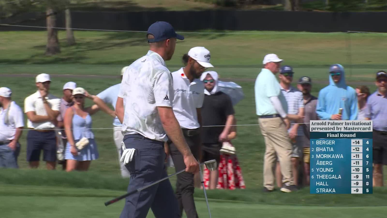 Daniel Berger | Round 4 | 5th hole | Shot 3 | 2026 Arnold Palmer