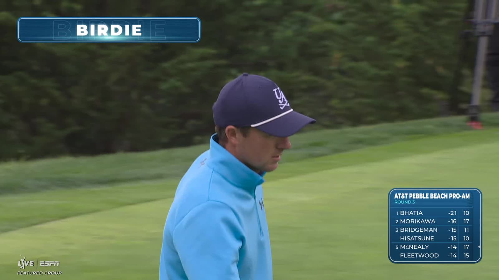 Jordan Spieth | Round 3 | 14th hole | Shot 4 | 2026 AT&T Pebble Beach