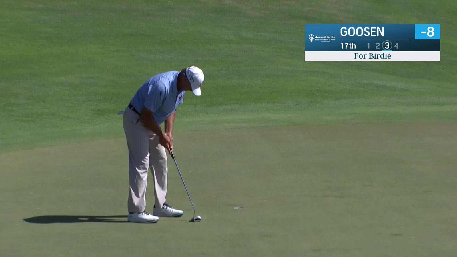 Retief Goosen | Round 3 | 17th hole | Shot 3 | 2025 James Hardie